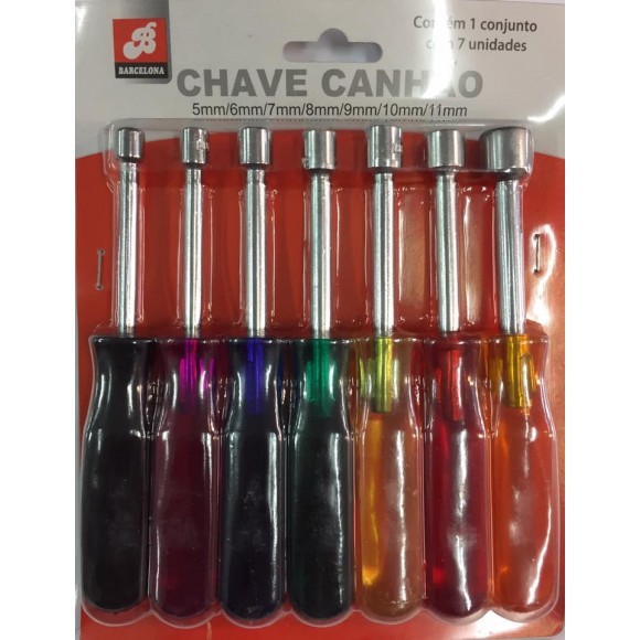 KIT COM 4 CHAVES TORX BARCELONA