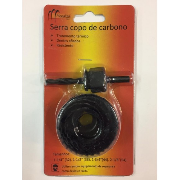 SERRA COPO DE CARBONO 5PCS MONALIZA