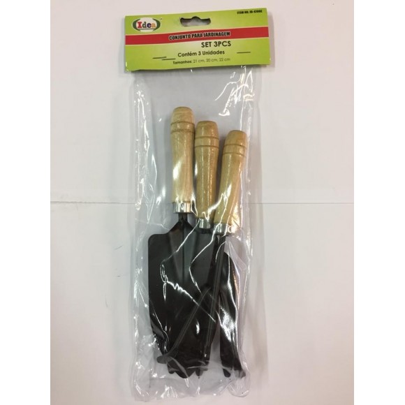 ID-4706E CONJUNTO PARA JARDIM 3PCS -IDEA