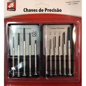 BAR-58067-0 CHAVE DE PRECISAO 11 PEÇAS  ...