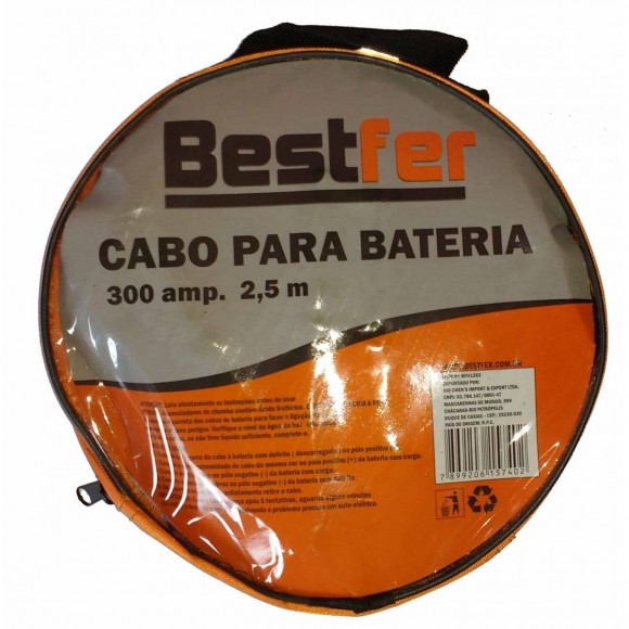 BFH1263 CABO PARA BATERIA 300AMP 2,5M BESTFER