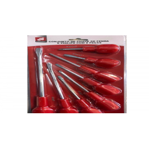 BAR-58454-9 CONJUNTO DE CHAVE DE FENDA E...
