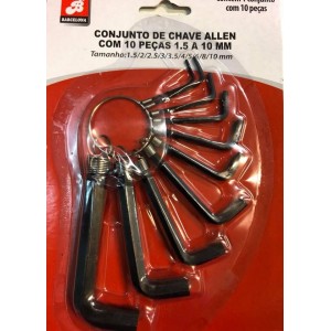 BAR-58067-8 JG CHAVE ALLEN 10PCS BARCELO...
