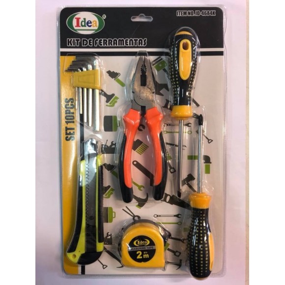 ID-4684K KIT DE FERRAMENTAS 10PCS IDEA