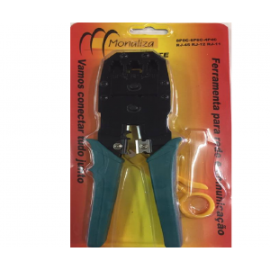  ALICATE GRIMPAGEM RJ45/ RJ12/RJ11 MONAL...