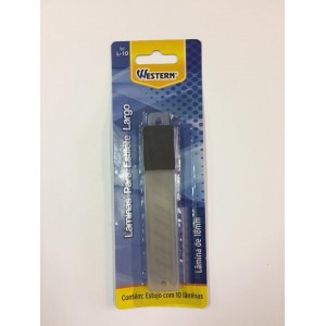 L-10 JG LAMINAS PARA ESTILETE LARGO 10PC...