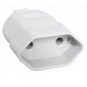 CX-210 TOMADA FEMEA 2P BRANCO GRANEL COM...