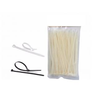  ABRACADEIRA NYLON BRANCA 4,8 X 400MM ME...